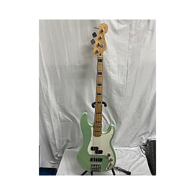 Used Fender FSR Deluxe Special Precision Bass Seafoam Green Metallic Electric Bass Guitar