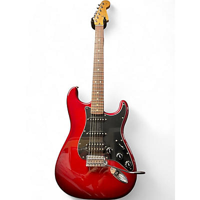 Fender Used Fender FSR Limited Edition Player HSS Stratocaster Metallic Candy Red Burst Solid Body Electric Guitar