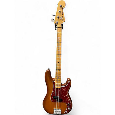 Used Fender FSR NITRO PRECISION BASS Honey Burst Electric Bass Guitar