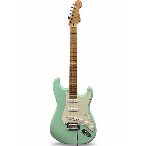 Used Fender FSR Player Stratocaster Fat 50s Surf Green Solid Body Electric Guitar Surf Green