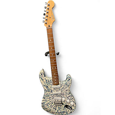 Used Fender FSR "SPLATTERCASTER" STANDARD SPLATTER STRATOCASTER SPLATTER Solid Body Electric Guitar