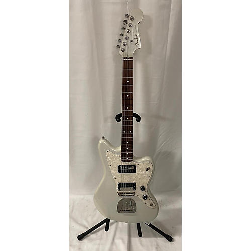 Fender Used Fender FSR Special Edition Standard Jazzmaster HH White Opal Solid Body Electric Guitar White Opal