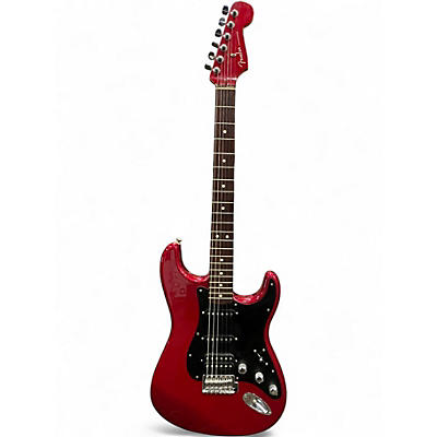 Used Fender FSR Standard Fat Strat Candy Apple Red Solid Body Electric Guitar