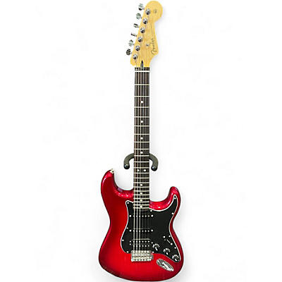 Used Fender FSR Standard Stratocaster Candy Apple Red Solid Body Electric Guitar