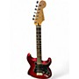 Used Fender FSR Standard Stratocaster HSS Candy Red Burst Solid Body Electric Guitar Candy Red Burst