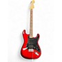 Used Fender FSR Standard Stratocaster HSS Candy Red Burst Solid Body Electric Guitar Candy Red Burst