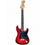 Used Fender FSR Standard Stratocaster HSS Candy Red Burst Solid Body Electric Guitar Candy Red Burst