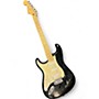 Used Fender FSR Standard Stratocaster Left Handed Black and White Electric Guitar Black and White