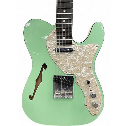 Used Fender FSR THINLINE TWO TONE TLECASTER Seafoam Green Hollow Body Electric Guitar Seafoam Green