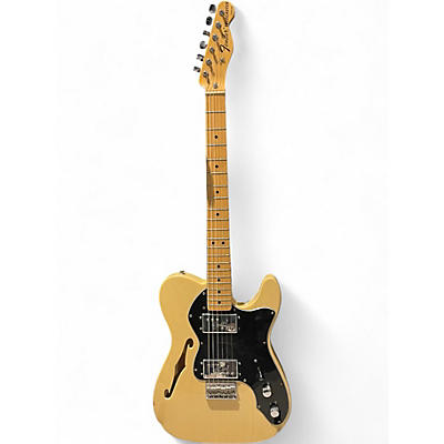 Used Fender FSR Thinline 72 Telecaster  Natural Hollow Body Electric Guitar