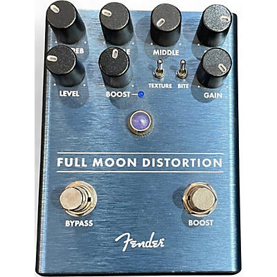 Used Fender FULL  MOON DISTORTION Effect Pedal
