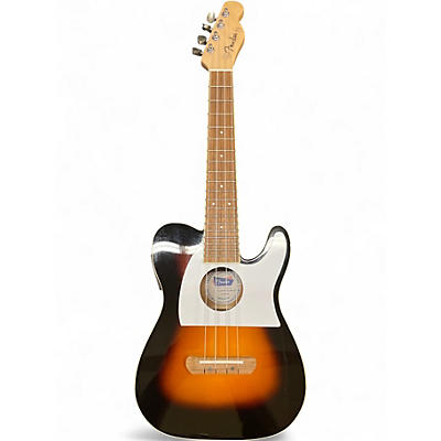 Used Fender FULLERTON TELE UKE 2 Tone Sunburst Ukulele