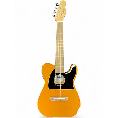 Used Fender FULLERTON TELE UKE Butterscotch Blonde Ukulele