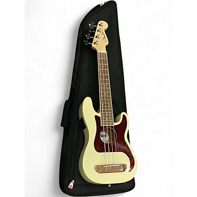 Used Fender FULLERTON UBASS UKULELE  Olympic White Ukulele