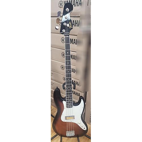 Fender Used Fender Fender Fender Gold Foil Jazz Bass 2 Color Sunburst Electric Bass Guitar 2 Color Sunburst