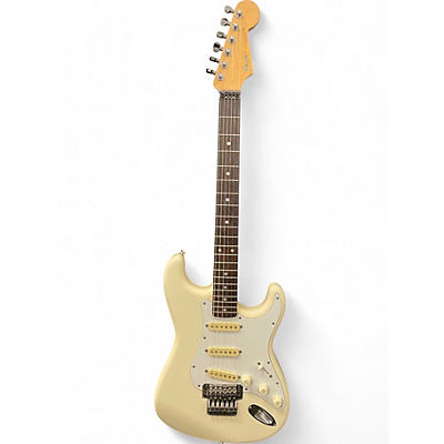 Fender Used Fender Fender Japan Standard Strat w/ Kahler Trem Vintage White Solid Body Electric Guitar