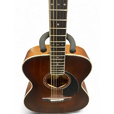 Used Fender Fender Paramount PO-220E Aged Cognac Burst Acoustic Electric Guitar