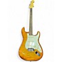 Used Fender Fender Select Stratocaster Exotic Quilt Ice Tea Solid Body Electric Guitar Exotic Quilt Ice Tea