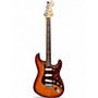 Used Fender Fender Standard Stratocaster Plus Top  Cherry Sunburst Solid Body Electric Guitar Cherry Sunburst