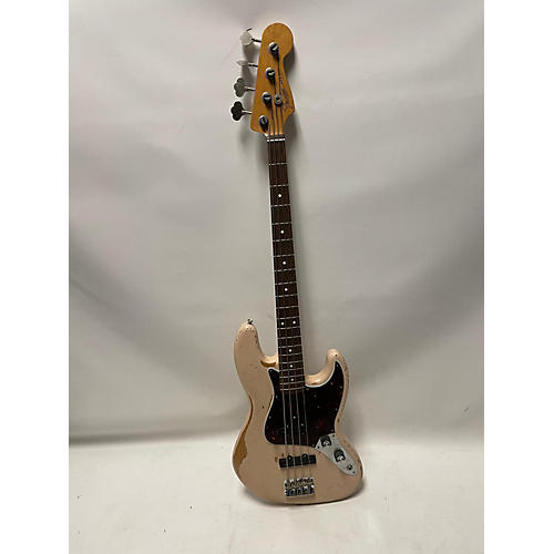 Fender Used Fender Flea Signature Jazz Bass Relic Shell Pink Electric Bass Guitar Relic shell pink