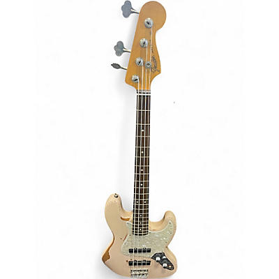 Used Fender Flea Signature Jazz Bass Shell Pink Electric Bass Guitar