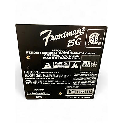 Used Fender Frontman 15G 15W Guitar Combo Amp