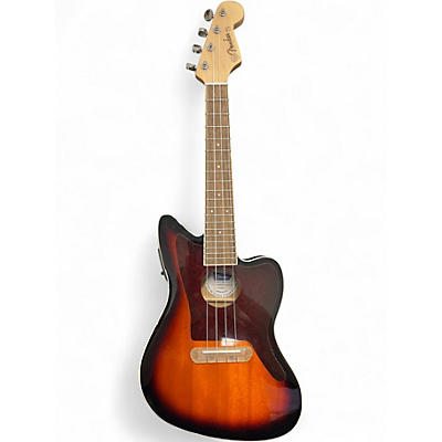 Used Fender Fullerton JZM 3 Tone Sunburst Ukulele