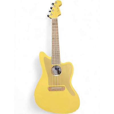 Used Fender Fullerton Jazzmaster Ukelele Vintage White Ukulele