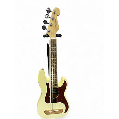 Used Fender Fullerton Precision Bass Olympic White Ukulele