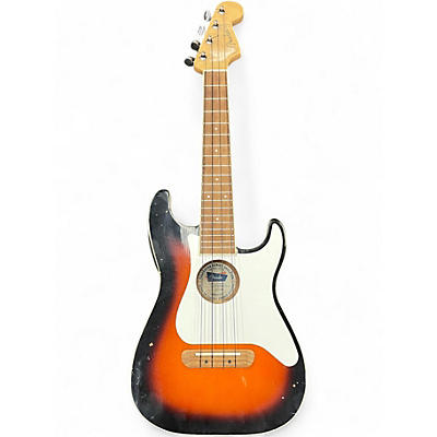 Used Fender Fullerton Stratocaster 2 Tone Sunburst Ukulele
