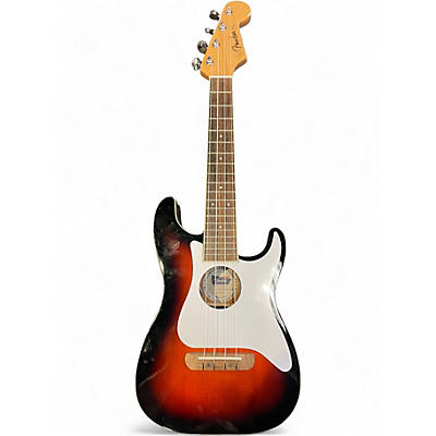 Used Fender Fullerton Stratocaster Acoustic-Electric Sunburst Ukulele