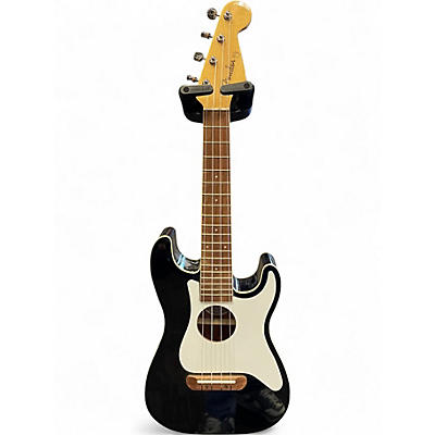 Used Fender Fullerton Stratocaster Ukelele Black Ukulele
