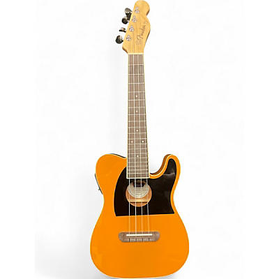 Used Fender Fullerton Tele Uke BTB Butterscotch Ukulele