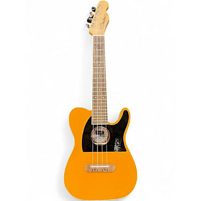 Used Fender Fullerton Telecaster Acoustic-Electric Ukulele Butterscotch Blonde Ukulele