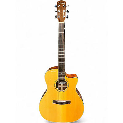 Used Fender GA43SCE Natural Acoustic Electric Guitar