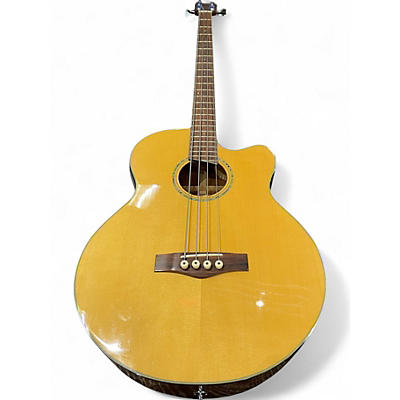 Used Fender GB41SCE Natural Acoustic Bass Guitar