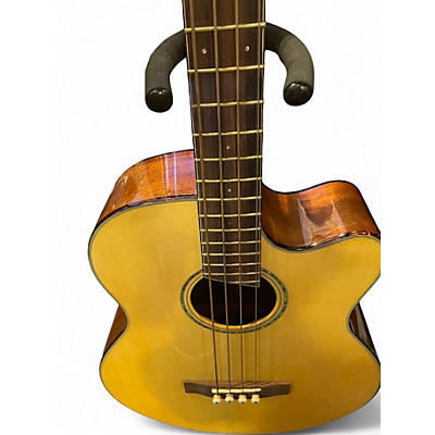 Used Fender GB41SCE Natural Acoustic Bass Guitar