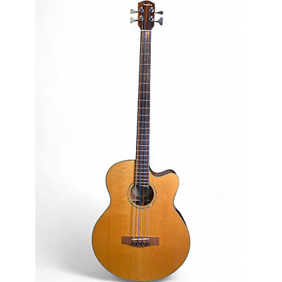Used Fender GB41SCE Natural Acoustic Bass Guitar