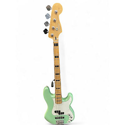 Used Fender GC FSR Deluxe Precision Bass Special Seafoam Pearl Electric Bass Guitar