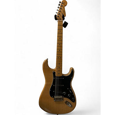 Used Fender GC LTD ASH STRAT SATIN MN Natural Solid Body Electric Guitar