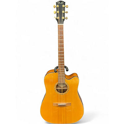 Used Fender GD-47SCE Natural Acoustic Electric Guitar