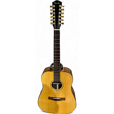 Used Fender GD47S12 Natural 12 String Acoustic Guitar