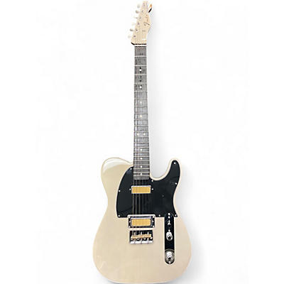 Used Fender GOLD FOIL TELECASTER White Solid Body Electric Guitar