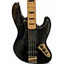 Used Fender Geddy Lee Signature Jazz Bass w/ EMGs Black Electric Bass Guitar Black