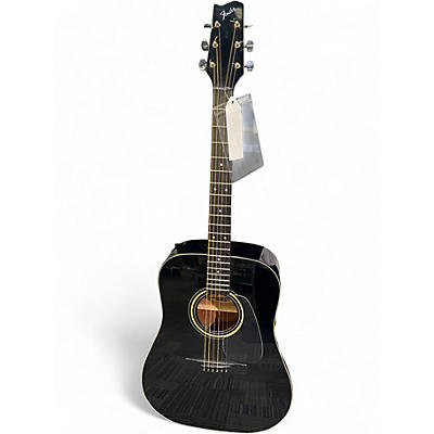 Used Fender Gemini 3 Black Acoustic Guitar