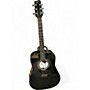 Used Fender Gemini Black Acoustic Guitar Black