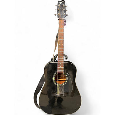 Used Fender Gemini III Black Acoustic Guitar