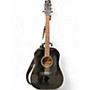 Used Fender Gemini III Black Acoustic Guitar Black