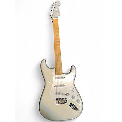 Used Fender H.E.R. Stratocaster Chrome Glow Solid Body Electric Guitar