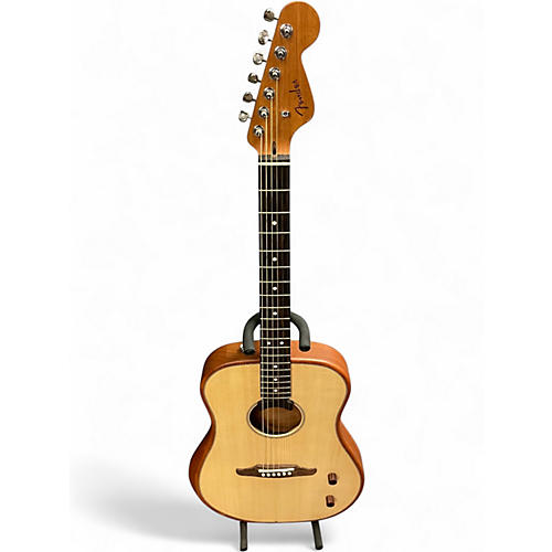 Used Fender HIGHWAY DREADNOUGHT Natural Acoustic Electric Guitar Natural